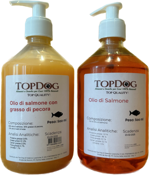 olio di salmone per cani vendita