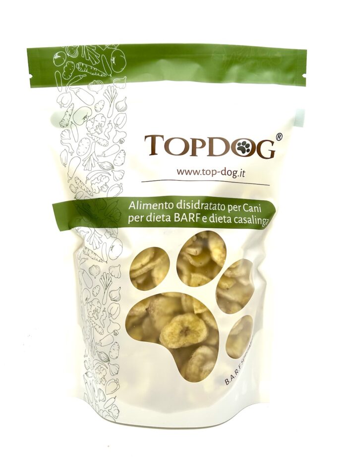 Banana per cani - essiccata a fette 400gr