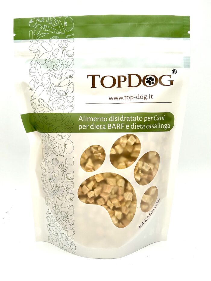 Mele disidratate per cani a cubetti 350gr