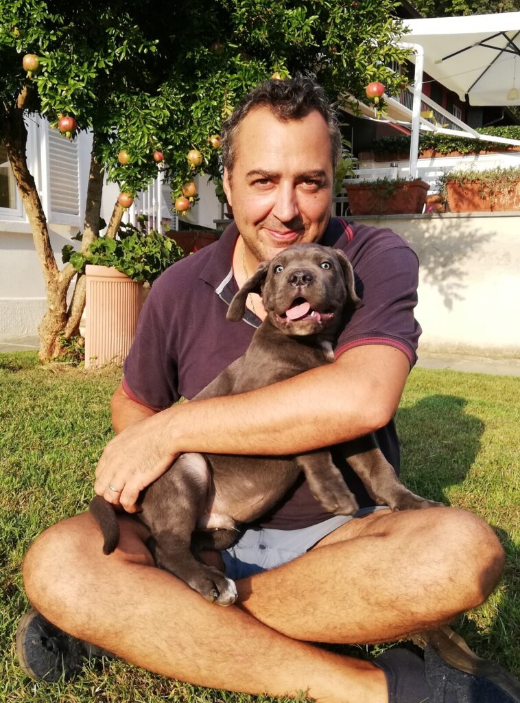 Federico Lavanche con Cane Corso dell esperienza TOPDOG