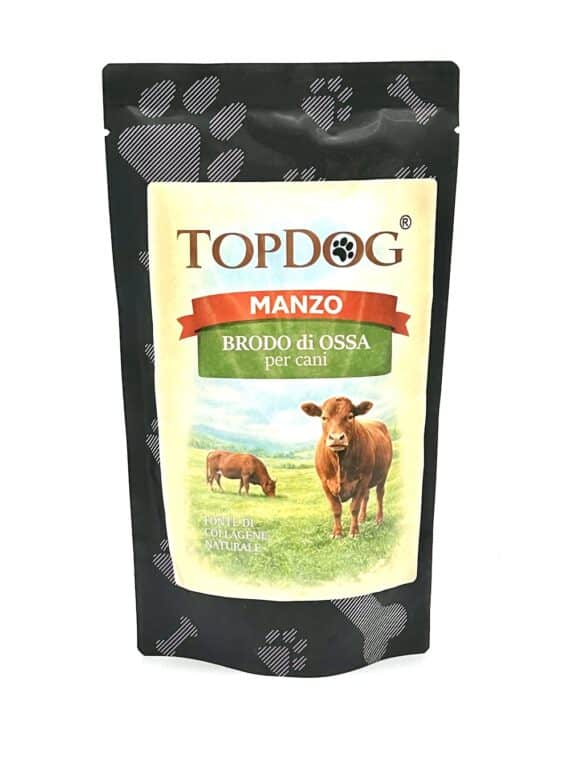 brodo per cani al manzo